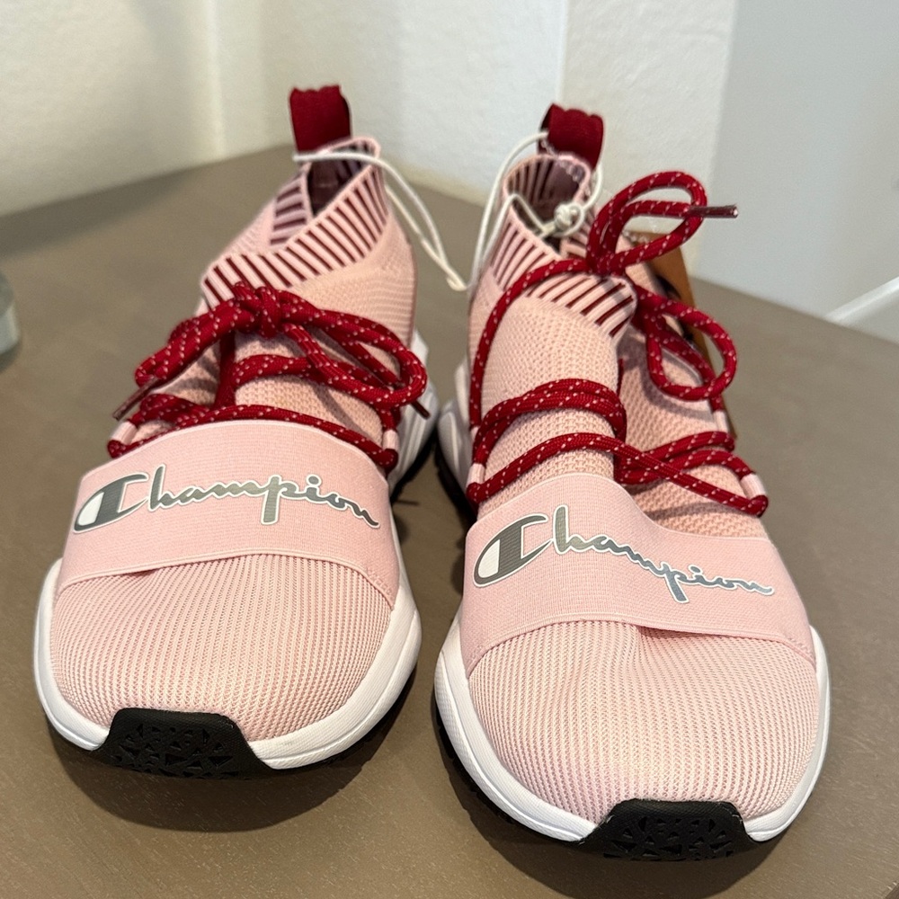 Champion Pink and Red Athletic Shoes